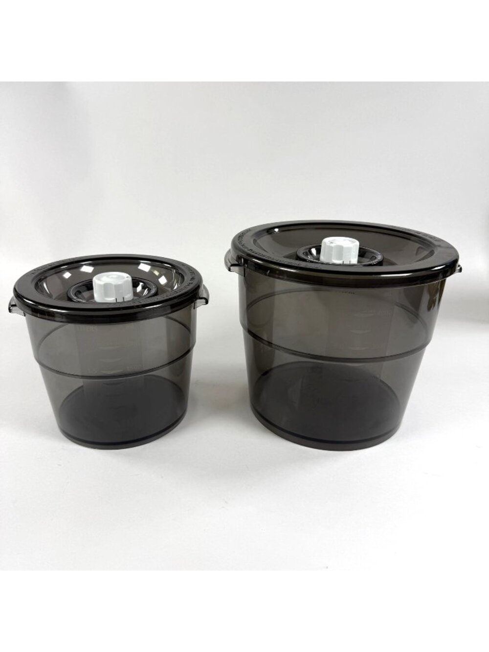FoodSaver Vacuum Canister Set 2-Piece 4L & 2L Smoke Black Finish